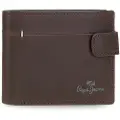 Pepe Jeans Pepe Jeansunisex. 7843332 Staple Brun lodret læderpung med klik-lukning (OSFA), Casual