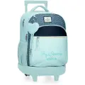 Pepe Jeans Pepe Jeanstil piger. 6862921 Dalma Compact-rygsæk blå (OSFA), Casual, Polyester, børnetøj