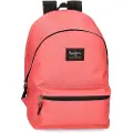Pepe Jeans Pepe Jeansunisex. 63224A4 Aris Colorful Coral computerrygsæk med to rum (OSFA), Casual, Polyester