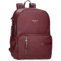 Pepe Jeans Pepe Jeanstil kvinder. PL120061 Maroon Sprig-rygsæk (OSFA), Casual, Rødbrun, Polyuretan