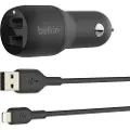 Belkin Ultrahurtig 2.4 Amp Oplader + Lightning-kabel 24w