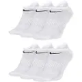 Nike Everyday Lightweight-No-Show-træningsstrømper (3 par) - sort