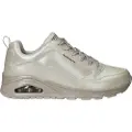 SKECHERS Skecherstil kvinder. 177104 Træningssko Uno Galactic Gal Hvid (38), 3-5 cm, Blonder, Casual