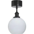 PR Home - Loftlampe Omega 20 cm - Sort - Loftpendler - - Homeroom