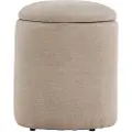 Venture Home - Puf Limpen - Beige - Fodskamler & puffer - - Homeroom