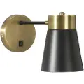 PR Home - Væglampe Luna 13 cm - Sort - Væglamper - - Homeroom