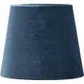 PR Home - Lampeskærm Mia Velour 17 cm - Blå - Lampeskærme - - Homeroom