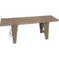 EcoFurn - Bænk Ecobench 120 cm - Grå - Bænke - - Homeroom