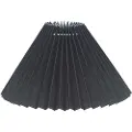 PR Home - Lampeskærm Astrid Plisseret 25 cm - Sort - Lampeskærme - - Homeroom