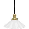 PR Home - Pendel August, bølget 25 cm - Hvid - Pendler - - Homeroom