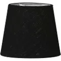PR Home - Lampeskærm Mia Classic Franza 17 cm - Sort - Lampeskærme - - Homeroom