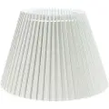 PR Home - Lampeskærm Karin Plisseret 28 cm - Hvid - Lampeskærme - - Homeroom