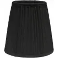 PR Home - Topringskærm Stella Plissé 20 cm - Sort - Lampeskærme - - Homeroom
