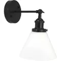 PR Home - Væglampe Lambda 18 cm - Hvid - Væglamper - - Homeroom