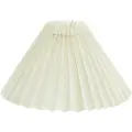 PR Home - Lampeskærm Astrid Plisseret 35 cm - Hvid - Lampeskærme - - Homeroom