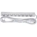 CoreParts 8-way Danish Power Strip