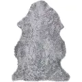 Skinnwille - Fåreskind Curly - Grå - Skind & skindtæpper - - Homeroom
