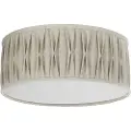 PR Home - Plafond Plissé Stygn 45 cm - Natur - Badeværelsesbelysning - - Homeroom
