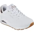 SKECHERS Skecherstil kvinder. 177094 Træningssko UNO Golden Air hvid (37), Stof, 3-5 cm, Blonder, Casual