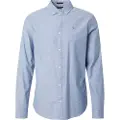Tommy Hilfiger Tommy Jeanstil mænd. DM0DM09594 Oxfordskjorte i bomuld med blå slim fit (XXL), Casual, Party, Klassisk, Lange ærmer, Økologisk bomuld, Bæred