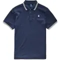 G-Star G-Startil mænd. D17127-5864-6067 Polo Dunda Slim Stripe navy (XXS), Casual, Bomuld, Korte ærmer, Blå