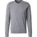 Jack & Jones Basic Knit V-neck Twisted With Jet Stream Trøje