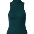 Urban Classics Short Rib Knit Turtleneck ærmeløs T-shirt