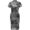 Urban Classics Mesh Double Layer Kortærmet Kjole