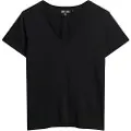 Superdry Studios Slub Embroidered Kortærmet V-hals T-shirt