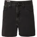 Levi's Levi'stil kvinder. A4695-0000 Shorts 80S Mom sort (26), Casual, Bomuld, Denim, Bæredygtig