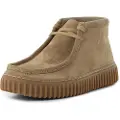 Clarks Clarkstil mænd. 26173663 Brune Torhill Hi lædersko (41), Fast, Blonder, Casual