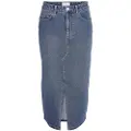 Noisy May Midi Denimnederdel