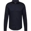 Armani Exchange AIX Armani Exchangetil mænd. 8NZC49ZNYXZ1510 Klassisk marineblå skjorte (XXL), Casual, Lange ærmer, Lyocell