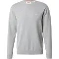 Levi's Levi'stil mænd. A7207-0000 Housemark grå letvægtspullover (S), Casual, Bomuld, Lange ærmer