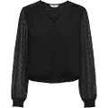 ONLY Elmira Life New Dobby Langærmet Bluse