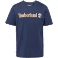 Timberland Timberlandtil mænd. TB0A5UPQ4331 Kennebec River navy logo T-shirt (M), Casual, Bomuld, Korte ærmer, Blå