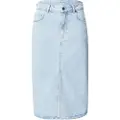 Object Denim Midinederdel