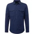 G-Star G-Startil mænd. D24963-D454-B597 Marine Slim skjorte navy (S), Casual, Bomuld, Lange ærmer, Blå