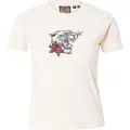 Superdry Superdrytil kvinder. W1011419A T-shirt med pink broderet tatoveringsmotiv (L), Casual, Bomuld, Korte ærmer