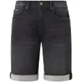 Pepe Jeans Pepe Jeanstil mænd. PM801075XG7 Gymdigo Slim Bermuda shorts blå (32), Sort, Casual, Bomuld, Denim, Bæredygtig