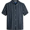 Jack & Jones Noto Stripe Resort Kortærmet Skjorte
