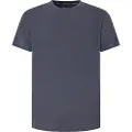 Pepe Jeans Pepe Jeanstil mænd. PM509206 Connor T-shirt mørkegrå (S), Casual, Bomuld, Korte ærmer, Bæredygtig