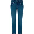 Pepe Jeans Pepe Jeanstil kvinder. PL204737HV8 Jeans Slim Lw blå (32/30), Casual, Bomuld, Denim, Bæredygtig