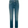 Pepe Jeans Pepe Jeanstil kvinder. PL204735HV6 Jeans Slim Mw blå (32/32), Casual, Bomuld, Denim, Bæredygtig