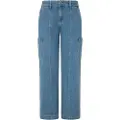 Pepe Jeans Pepe Jeanstil kvinder. PL204715 Jeans Loose St Hw Worker blå (28/30), Casual, Bomuld, Denim, Bæredygtig
