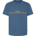Pepe Jeans Pepe Jeanstil mænd. PM509427 Adur T-shirt blå (S), Casual, Korte ærmer, Økologisk bomuld, Bæredygtig