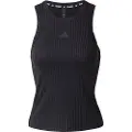 Adidas All Gym Seasonal Rib Tight Fit Tonal 3 Stripes Tank Sport-top