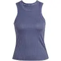 Adidas All Gym Seasonal Rib Tight Fit Tonal 3 Stripes ærmeløs T-shirt