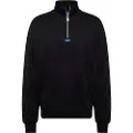 Hugo Boss Neeler 10249110 Blue Halv Lynlås Sweatshirt