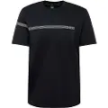 Hugo Boss BOSStil mænd. 50519343 T-shirt med sort stribe og logo (XL), Casual, Bomuld, Korte ærmer